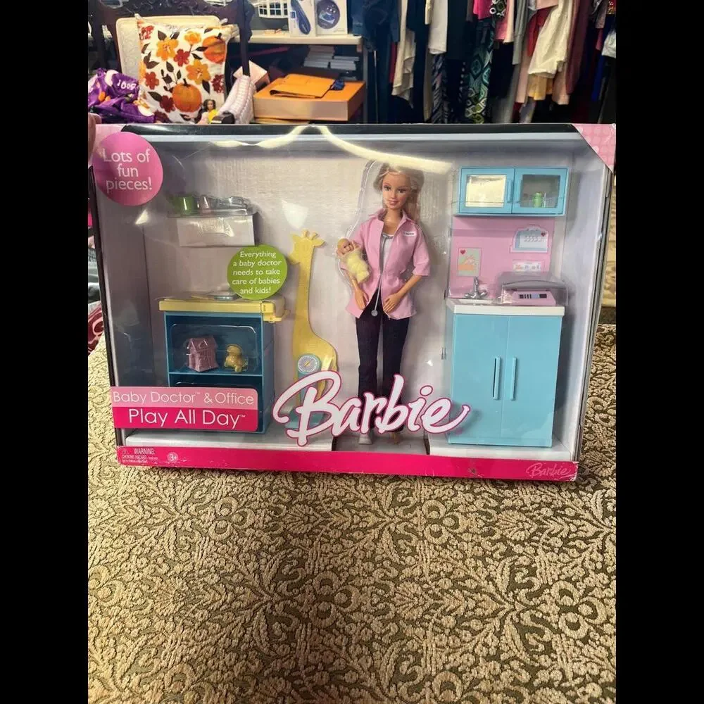 baby doctor and office play all day‎ barbie
